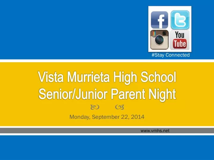 vista murrieta high school senior junior parent night