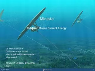 Minesto Tidal and Ocean Current Energy