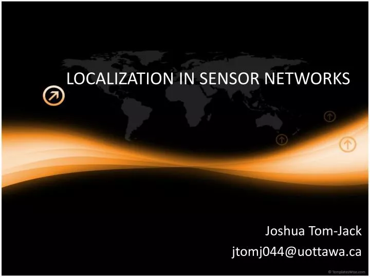 localization in sensor networks