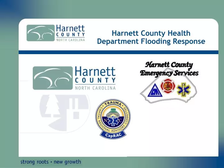 harnett county health department flooding response