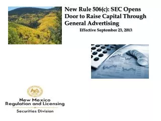 New Rule 506(c): SEC Opens Door to Raise Capital Through General Advertising