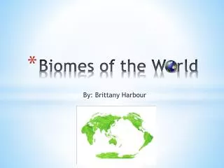 biomes of the w rld
