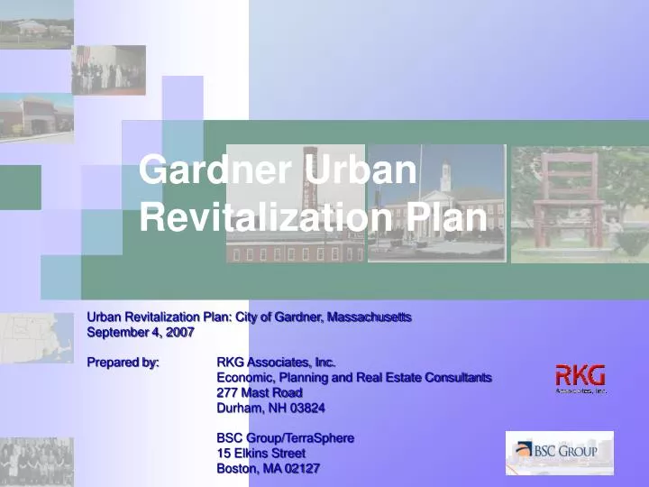 gardner urban revitalization plan
