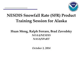 Snowfall Rate Product