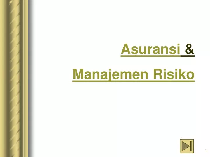 asuransi manajemen risiko