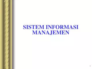 sistem informasi manajemen