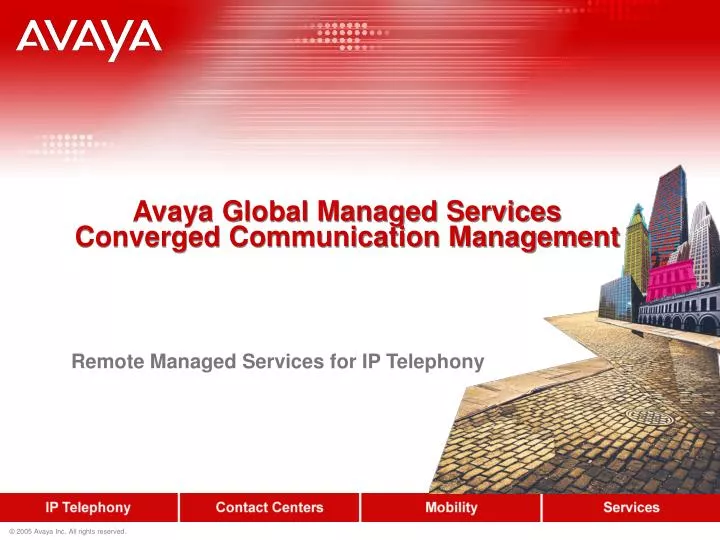 avaya global managed services converged communication management