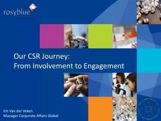 Our CSR Journey: From Involvement to Engagement
