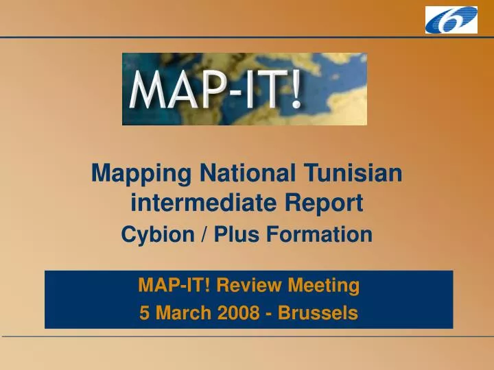 mapping national tunisian intermediate report