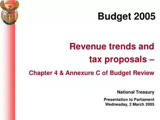 Budget 2005