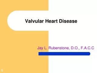 Valvular Heart Disease