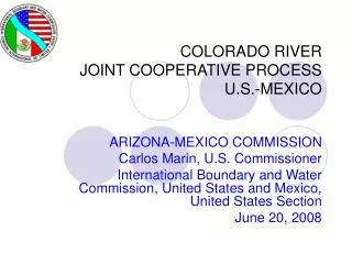 colorado river joint cooperative process u s mexico