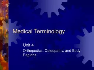 Medical Terminology