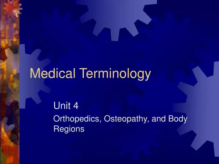 medical terminology