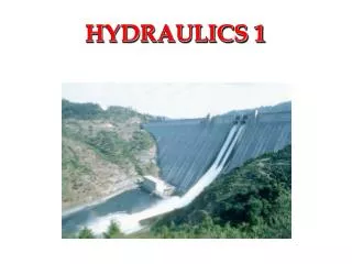 HYDRAULICS 1