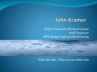 john kramer