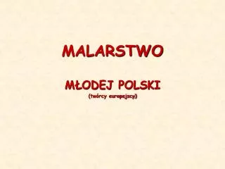 malarstwo