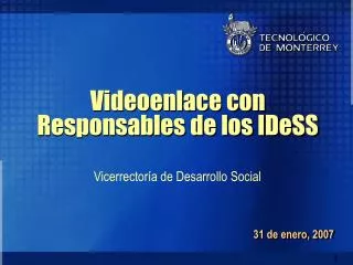 videoenlace con responsables de los idess