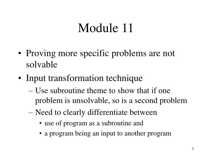 module 11