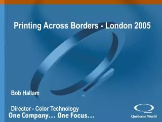 Printing Across Borders - London 2005