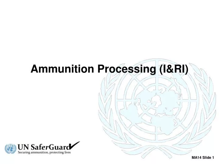 ammunition processing i ri
