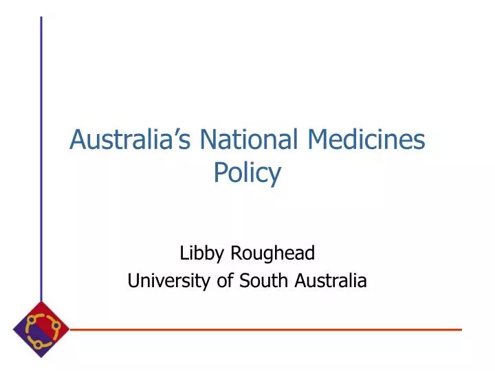 australia s national medicines policy