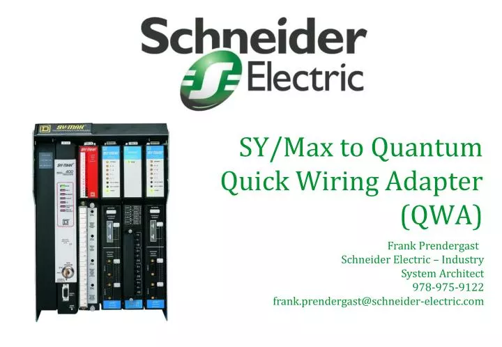 sy max to quantum quick wiring adapter qwa