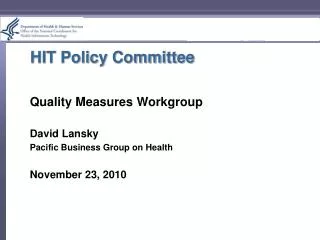hit policy committee