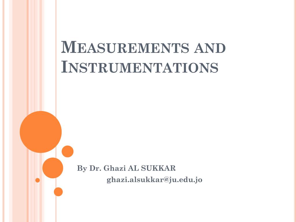 PPT - Measurements and Instrumentations PowerPoint Presentation, free ...