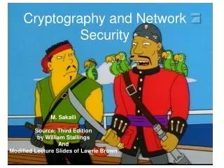 Cryptography and Network Security