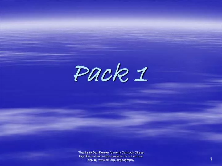 pack 1
