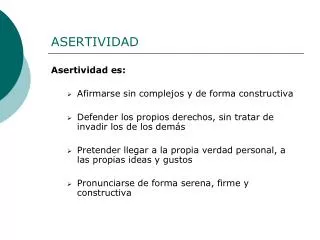 asertividad