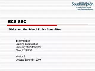 ECS SEC