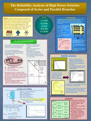 The Reliability Analysis of High Power Switches Composed of Series and Parallel Branches