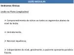 Síndromes Clínicas Lesão no Plano Longitudinal - slide 1