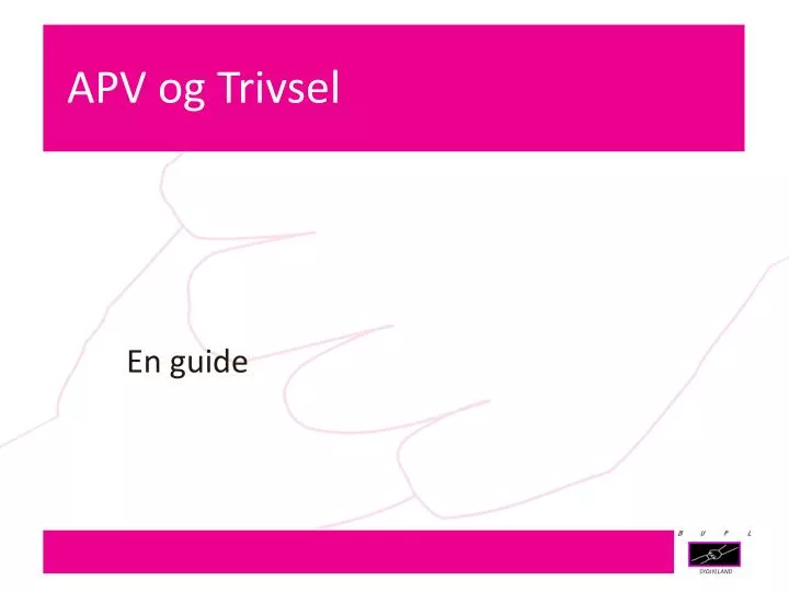 apv og trivsel