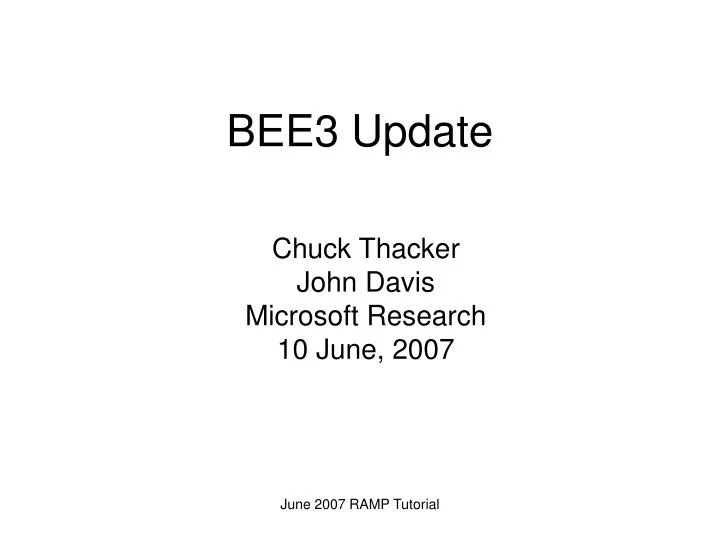 bee3 update