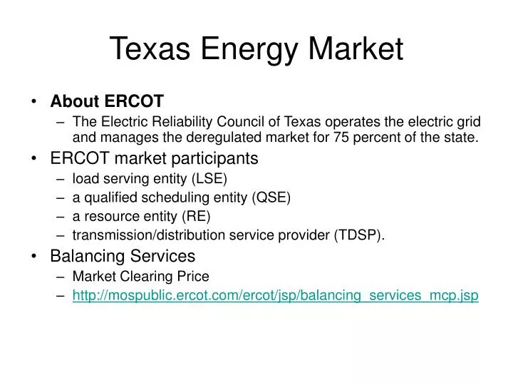 texas energy market