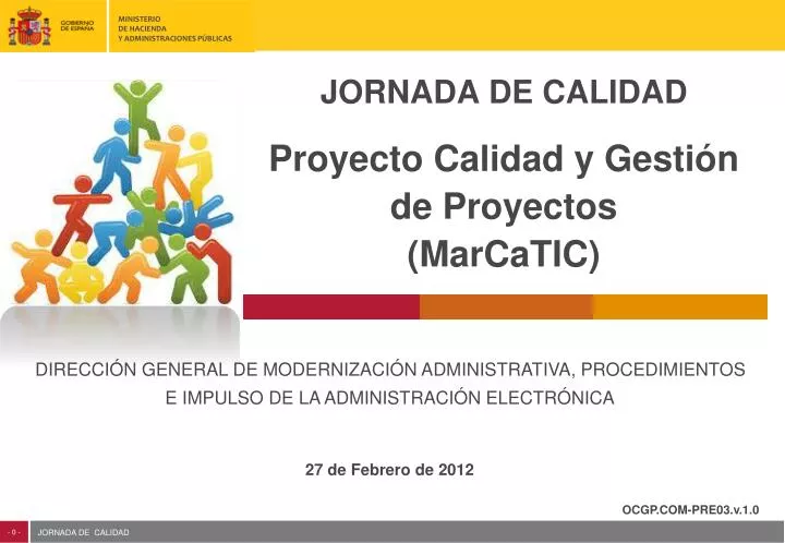 jornada de calidad proyecto calidad y gesti n de proyectos marcatic