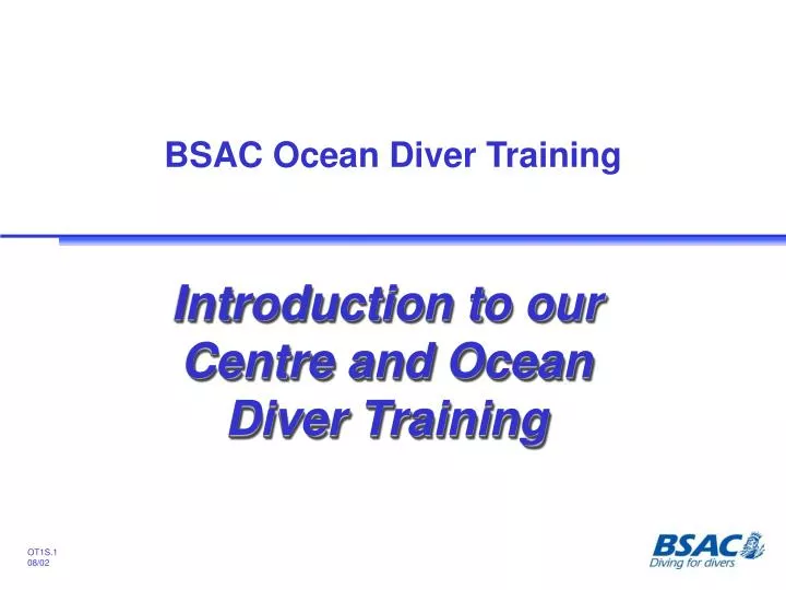 bsac ocean diver training