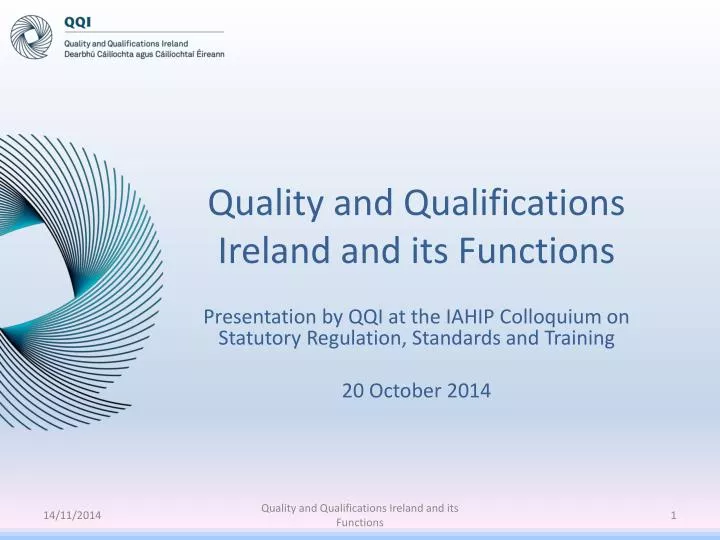 quality and qualifications ireland and its functions