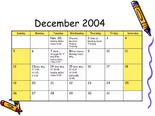december 2004