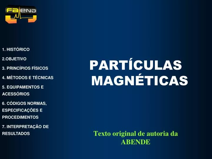 texto original de autoria da abende