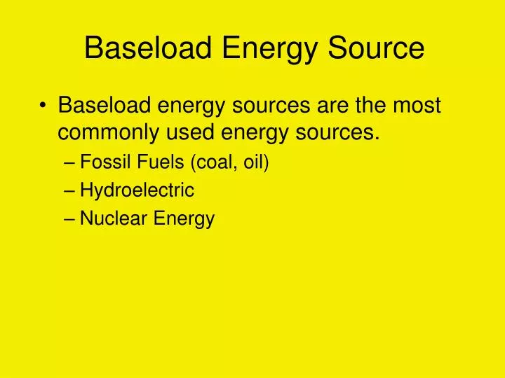 baseload energy source