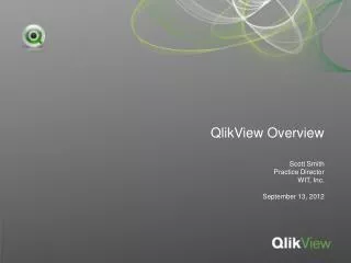 QlikView Overview