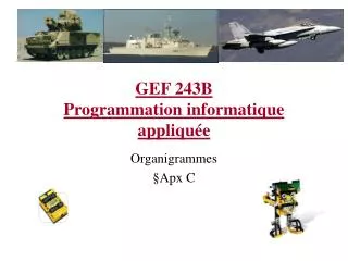 gef 243b programmation informatique appliqu e