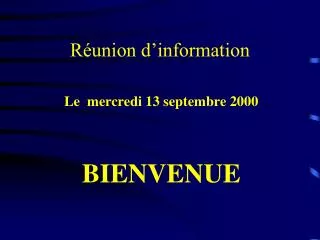 r union d information