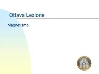 ottava lezione
