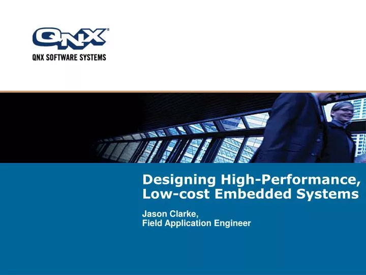 designing high performance low cost embedded systems