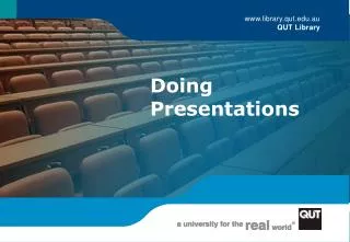 Doing Presentations
